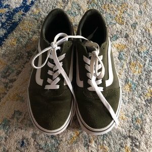 Vans in Olive